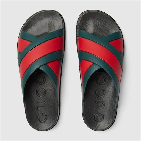 gucci web slides men.